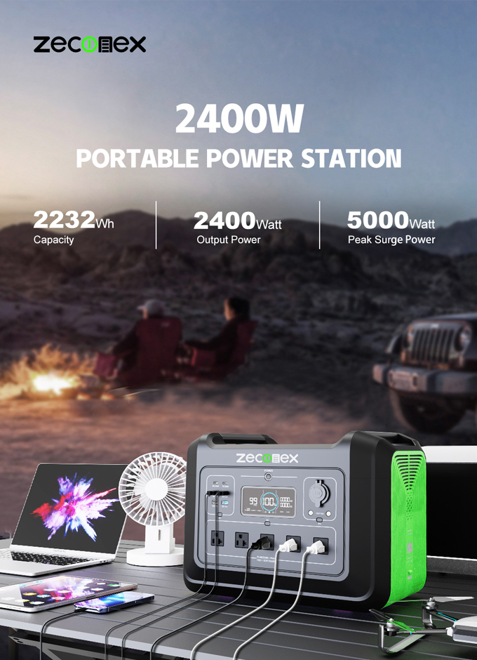 Zeconex 2400W Portable Power Station1 Zeconex 2400W Portable Power Station1